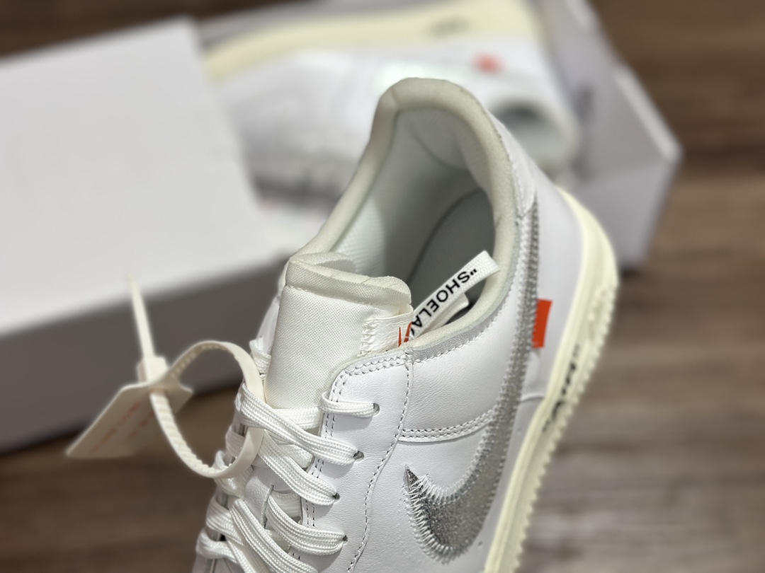 OFF-WhitexNikeAirForce1AF1OW联名白银low空军一号低帮运动鞋货号:AO429