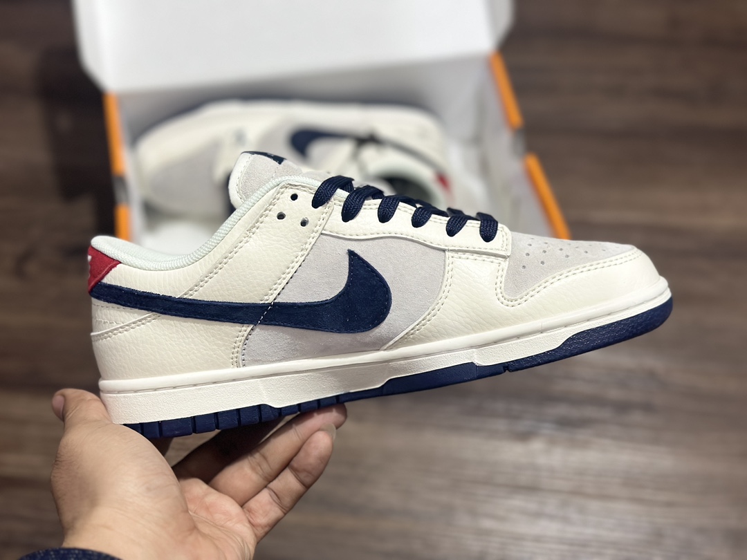 180 Nike SB Dunk Low LV DIY 米白蓝运动休闲鞋  FC1688-134