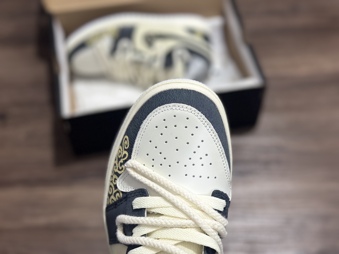 280 定制礼盒 Air Jordan 1 Low AJ1 乔1 解构 绑带 运动休闲鞋 DN1635-002