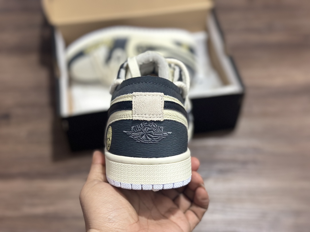 280 定制礼盒 Air Jordan 1 Low AJ1 乔1 解构 绑带 运动休闲鞋 DN1635-002