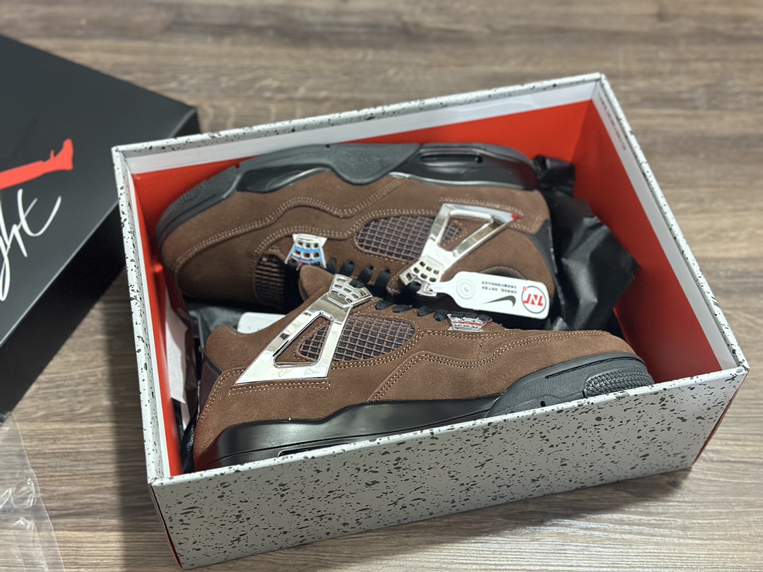 240 TNT Air Jordan 4 Retro " Hot Lava " 黑棕  AQ9129-002