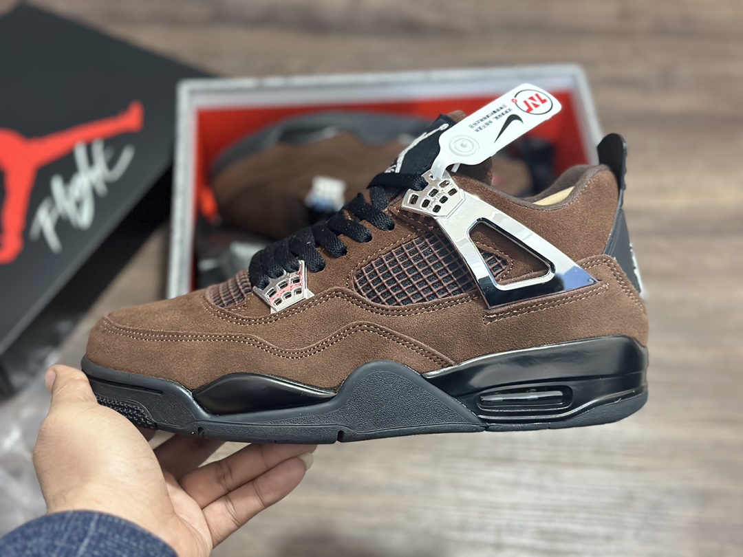 240 TNT Air Jordan 4 Retro ” Hot Lava ” 黑棕  AQ9129-002