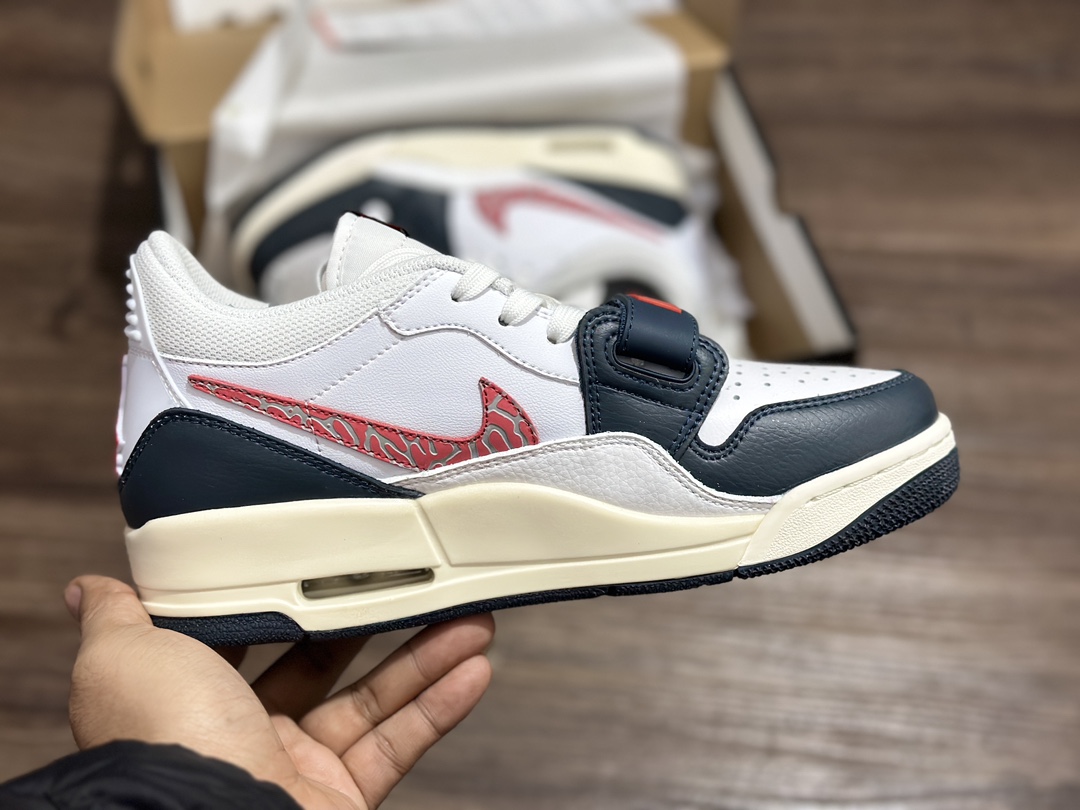 220 Air Jordan Legacy 312 low 白蓝红低帮篮球鞋 CD9054-146