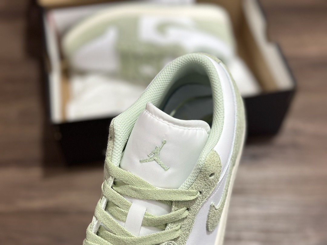 200 Air Jordan 1 Low AJ1 白绿 低帮休闲板鞋 FN5214-131