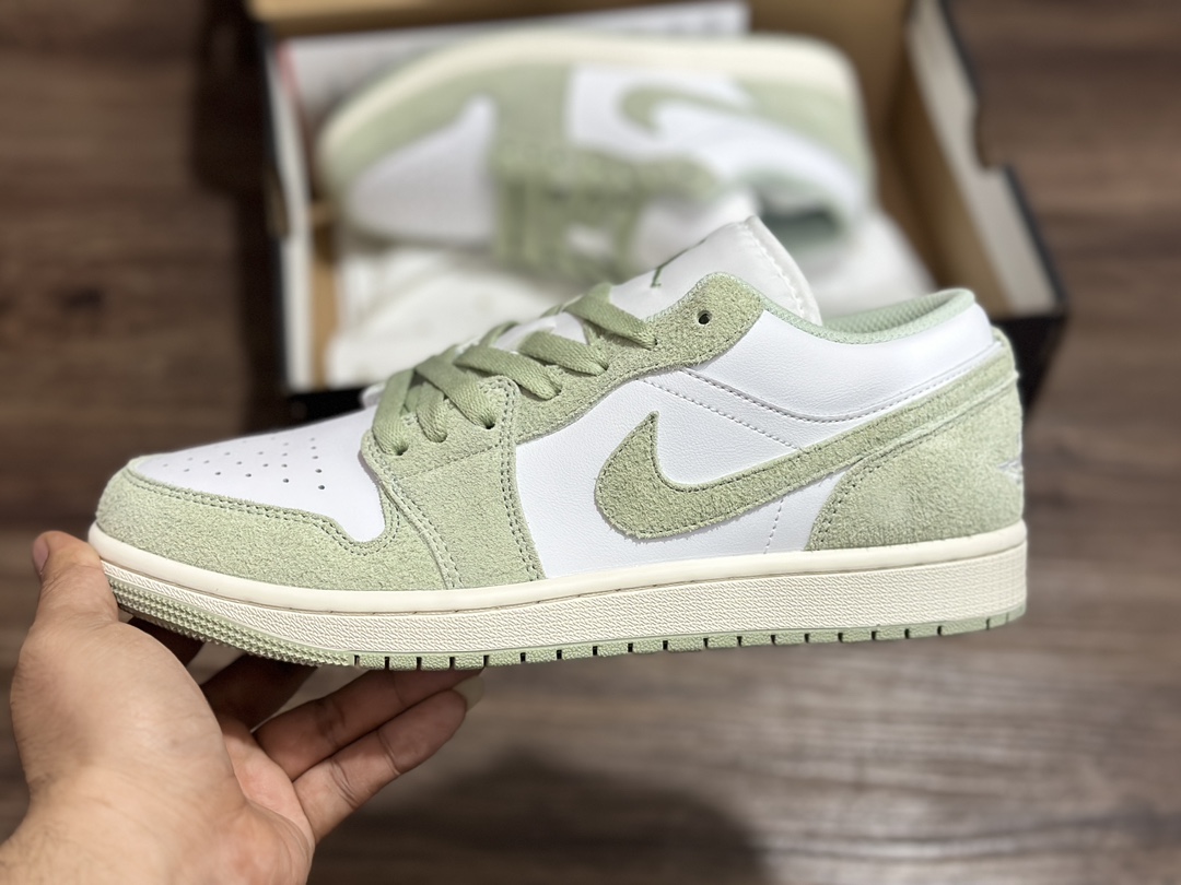 200 Air Jordan 1 Low AJ1 白绿 低帮休闲板鞋 FN5214-131