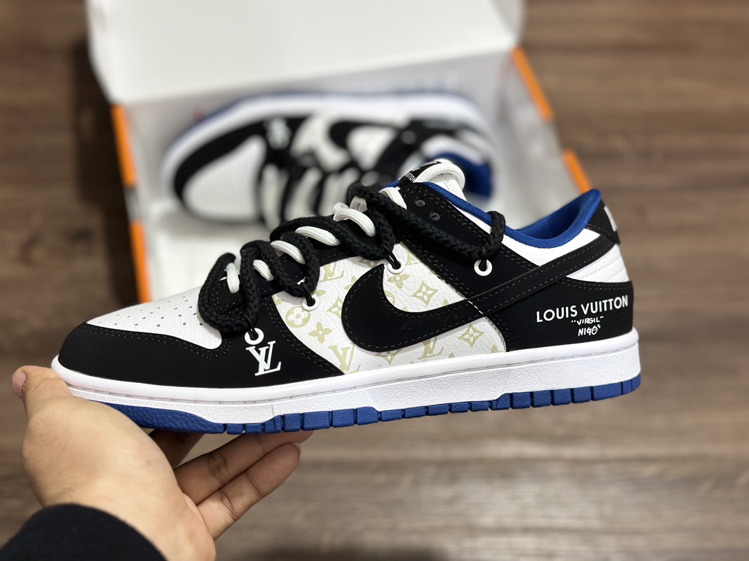 280 NIKE SB Dunk Low 绑带 LV限定低帮休闲运动鞋 SJ2068-236