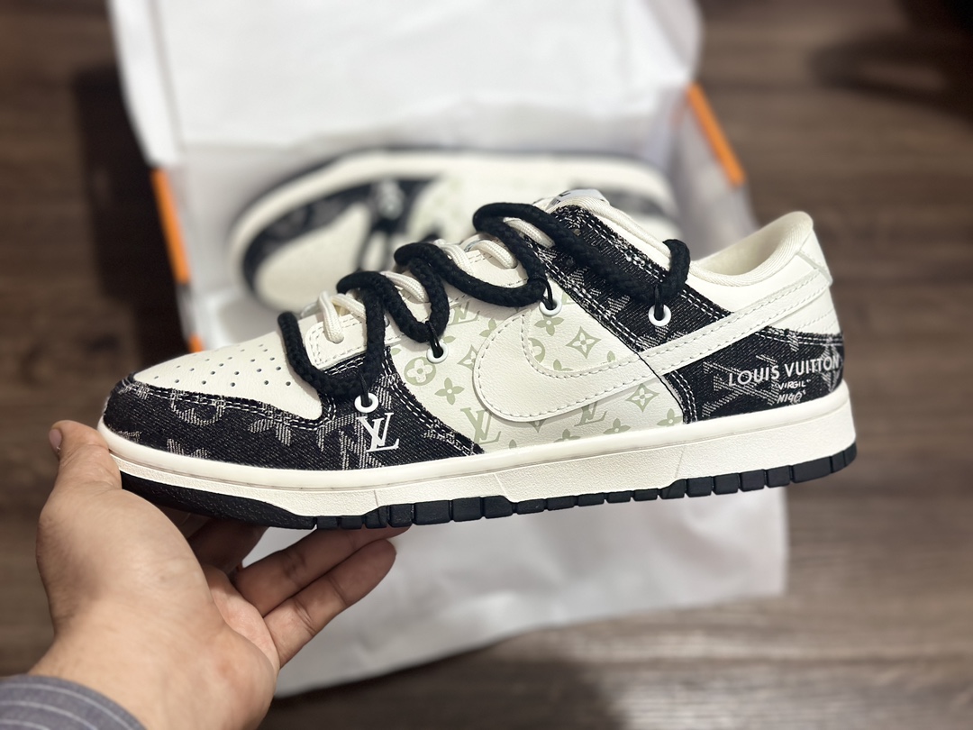 280 NIKE SB Dunk Low LV 联名 绑带低帮休闲运动鞋 SJ2068-238