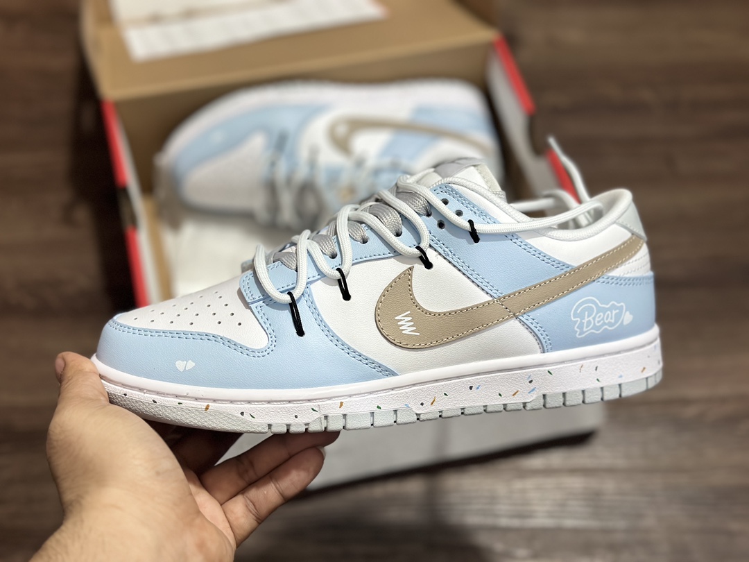 260 NIKE SB Dunk Low 白蓝绑带 低帮休闲运动鞋 DV0831-101