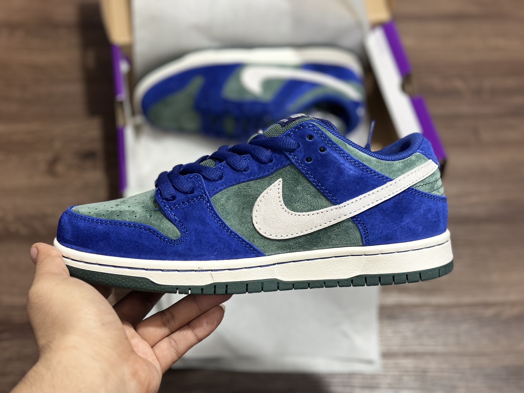 220 NIKE SB Dunk Low 白绿蓝低帮休闲运动鞋 HF3704-400