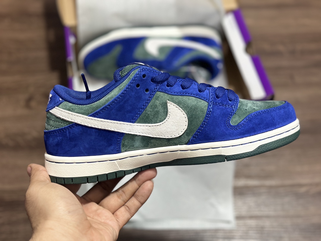 220 NIKE SB Dunk Low 白绿蓝低帮休闲运动鞋 HF3704-400