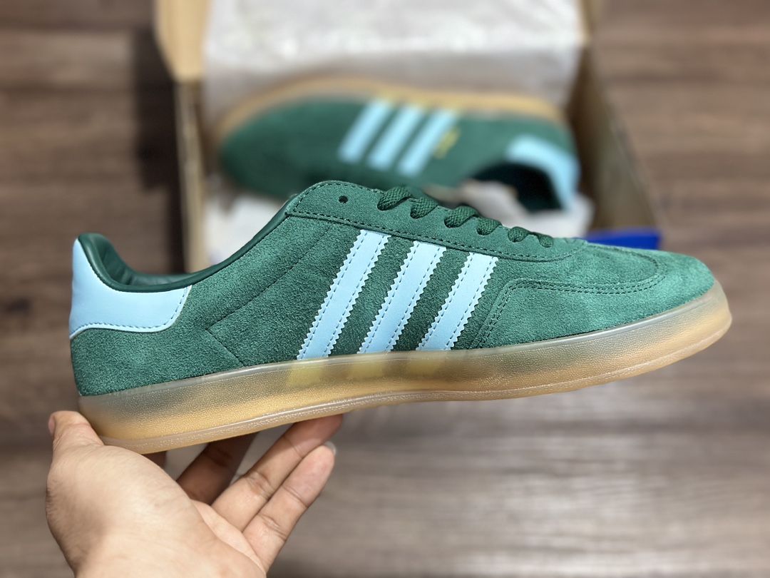 140 阿迪达斯Adidas originals Gazelle Indoor 德训低帮复古轻便休闲板鞋 IG9979