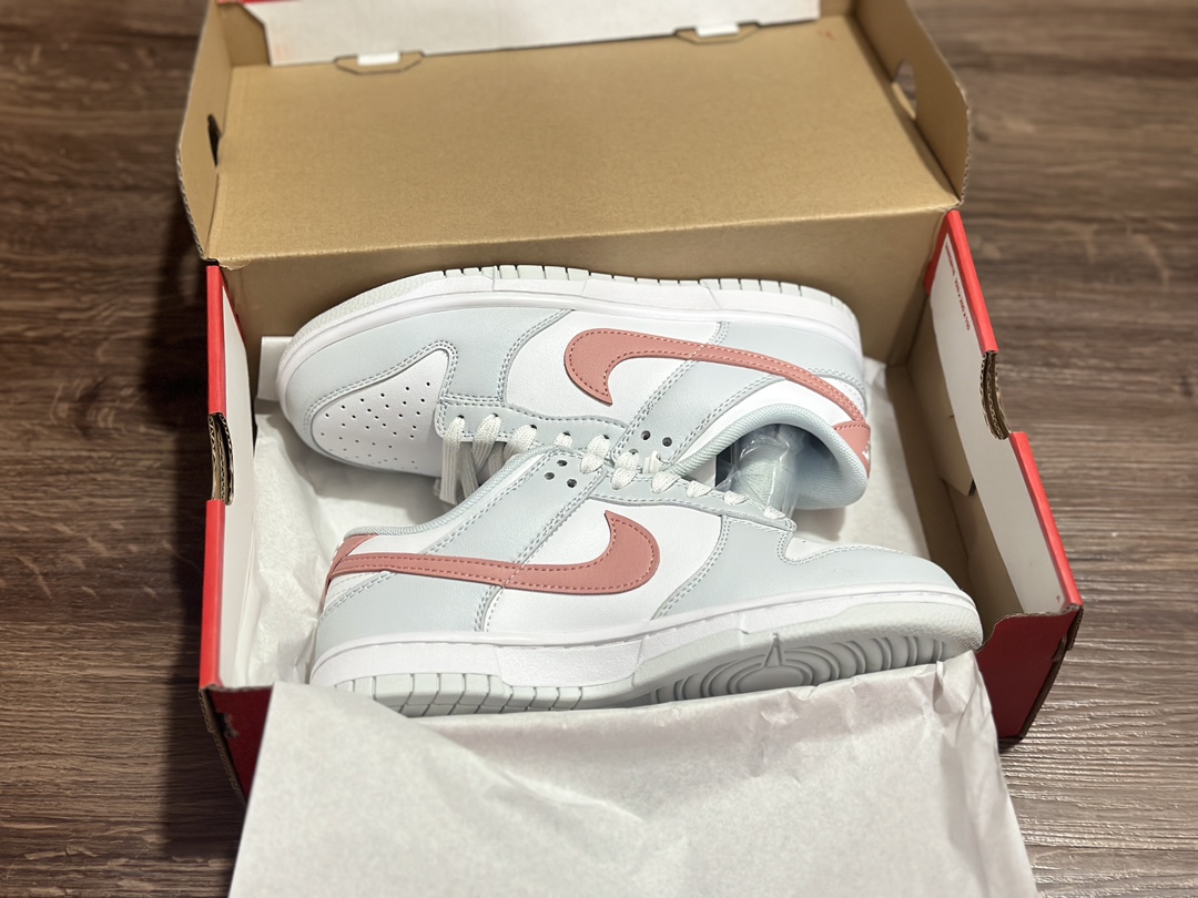 160 NIKE SB Dunk Low 灰白红勾 低帮休闲运动鞋  HF0730-160