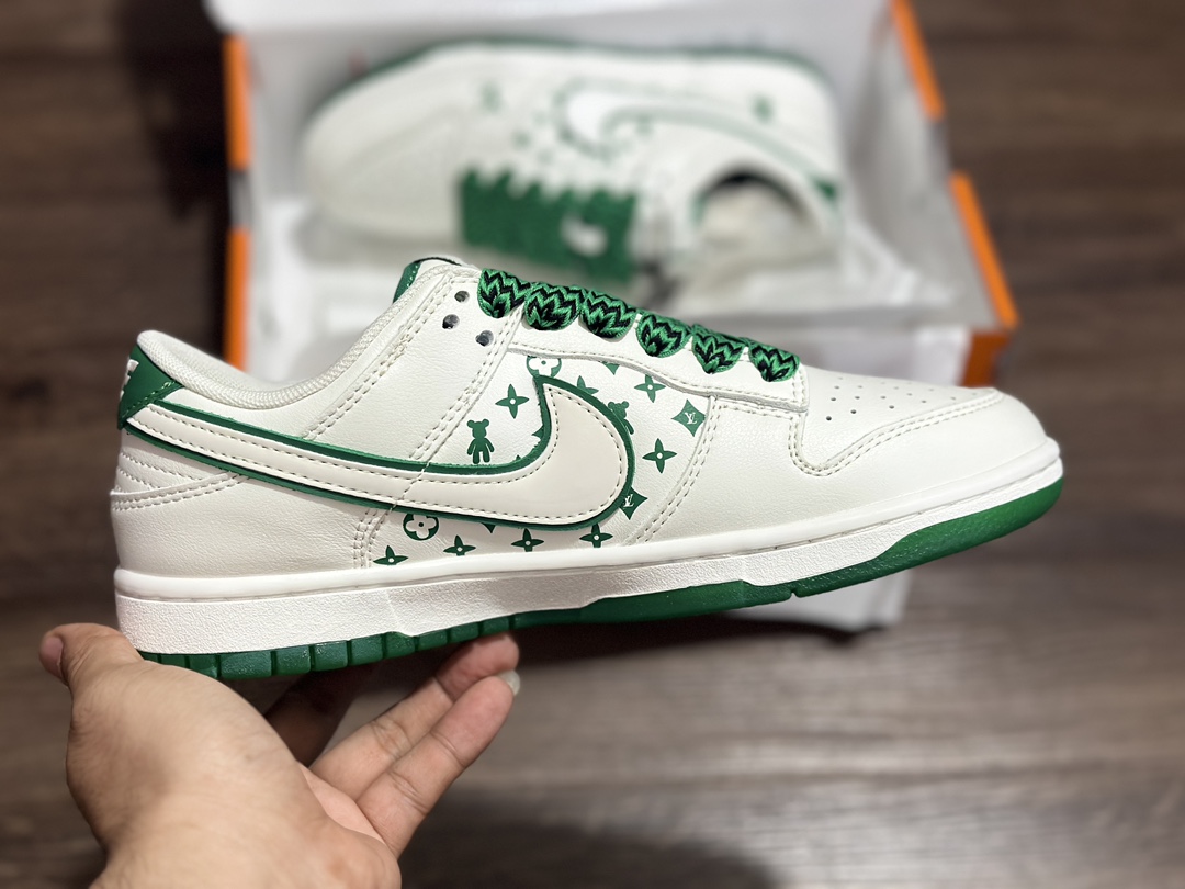 NIKE SB Dunk Low 白绿 LV限定低帮休闲运动鞋  SJ2068-241