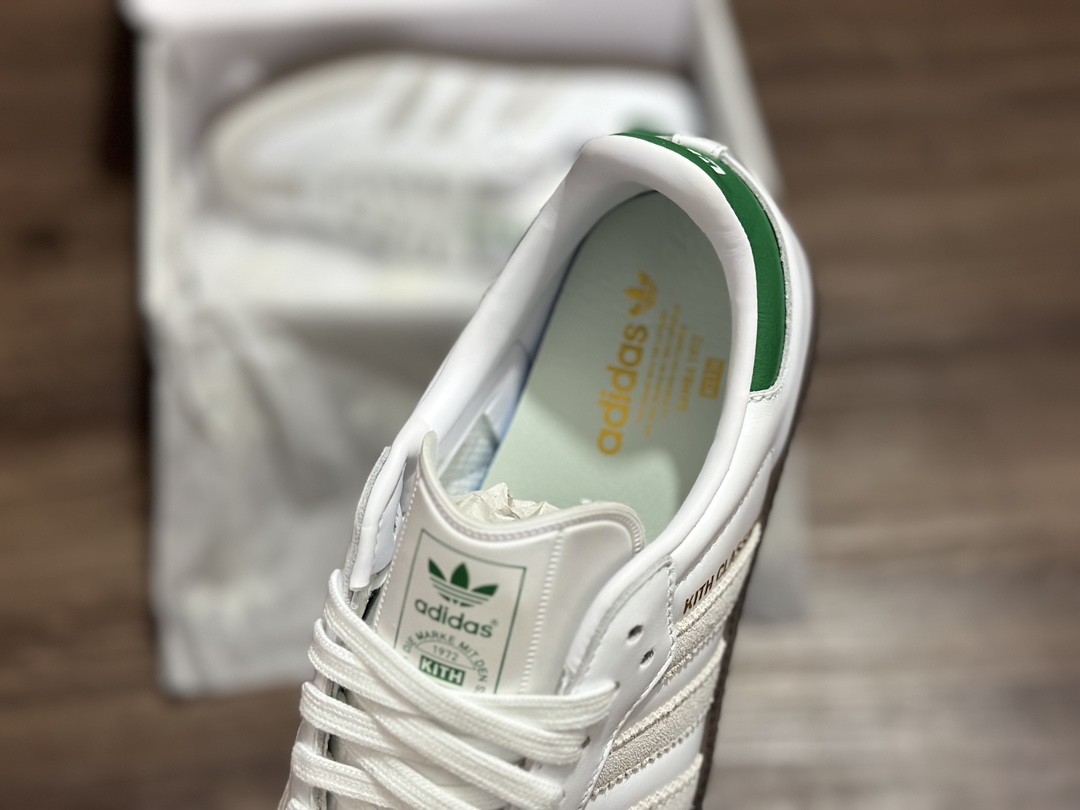 180 阿迪达斯Adidas originals Gazelle Indoor 白绿德训低帮复古轻便休闲板鞋 FX5398