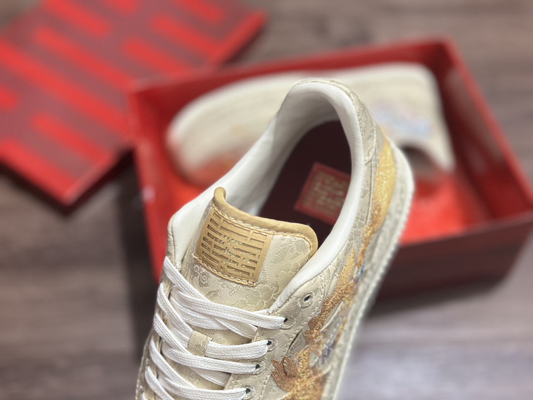 350 Nike Air Force 1 Low 龙年刺绣丝绸 空军一号 HZ4285-777