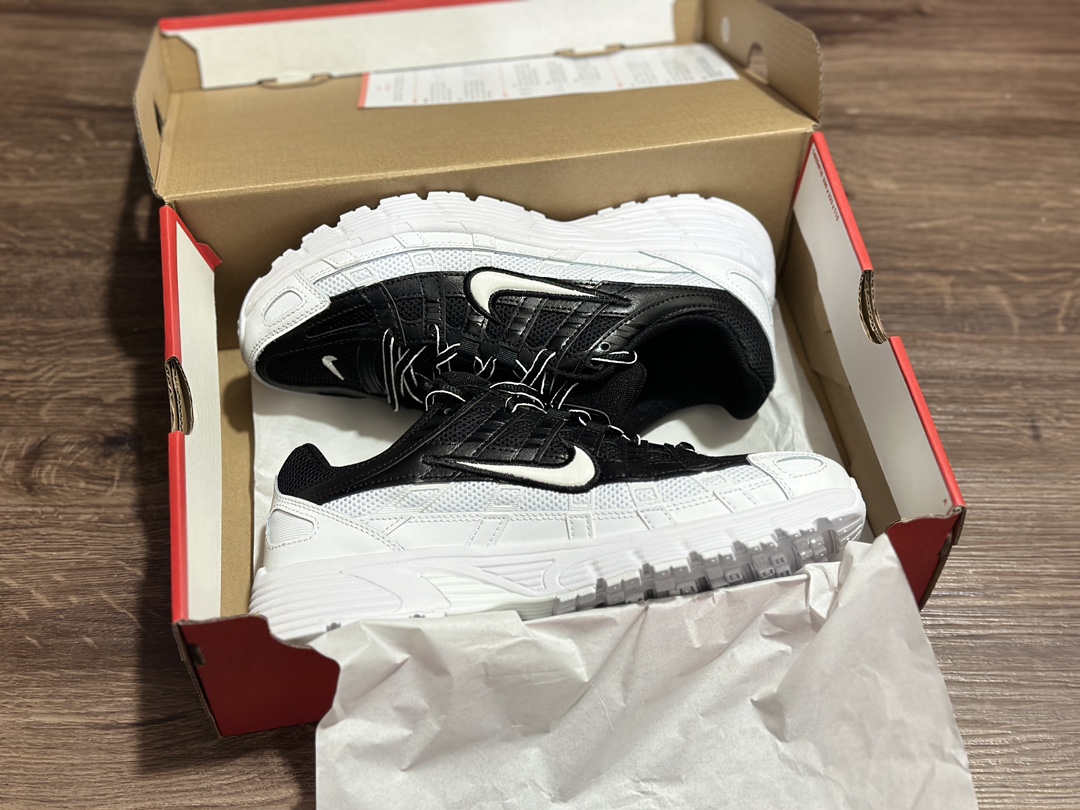 Nike Initiator Running P-6000 Black and White INS Super Hot Retro Daddy Running Shoes BV1021-003
