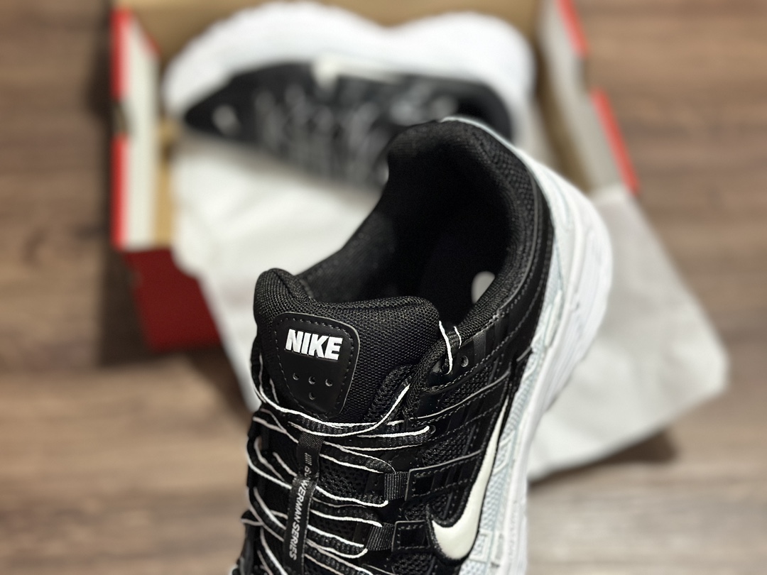Nike Initiator Running P-6000 Black and White INS Super Hot Retro Daddy Running Shoes BV1021-003