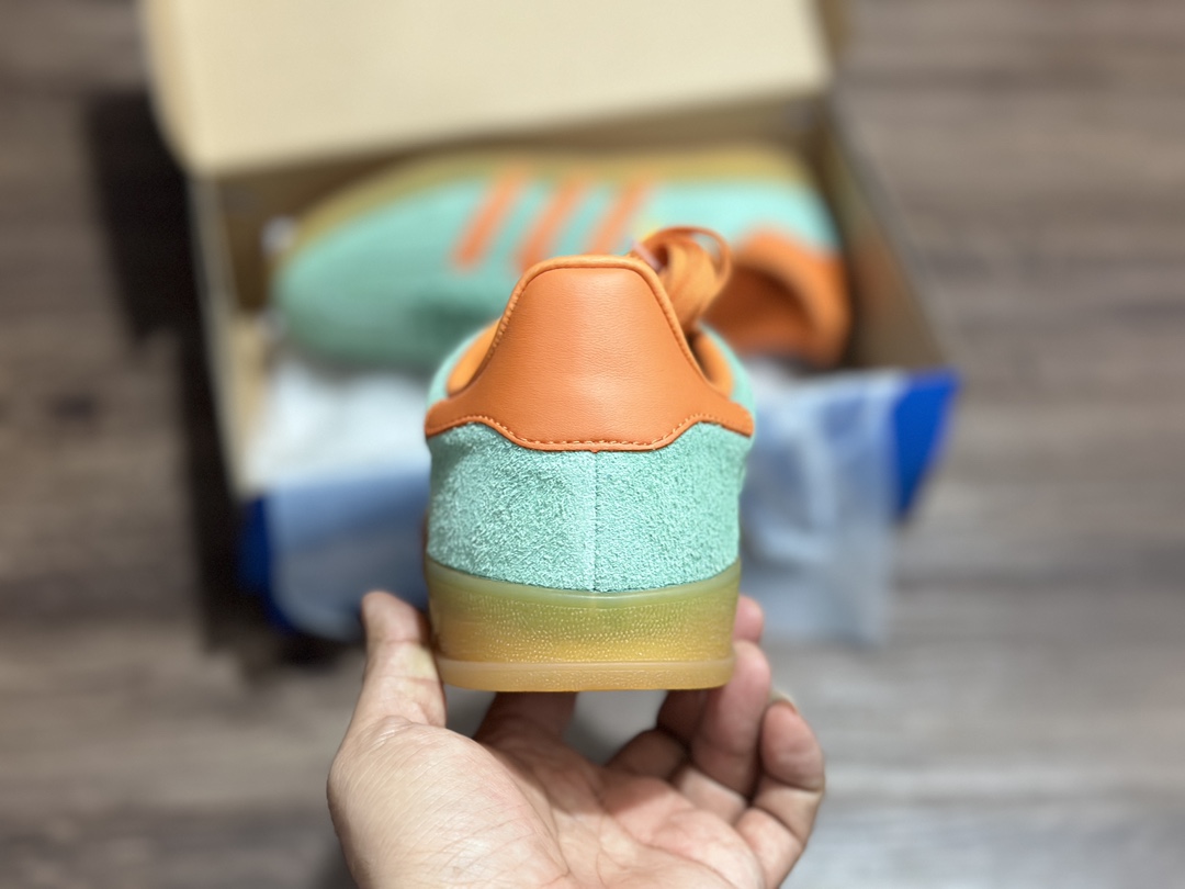 160 阿迪达斯LT Adidas originals Gazelle Indoor 德训低帮复古轻便休闲板鞋 HQ8714