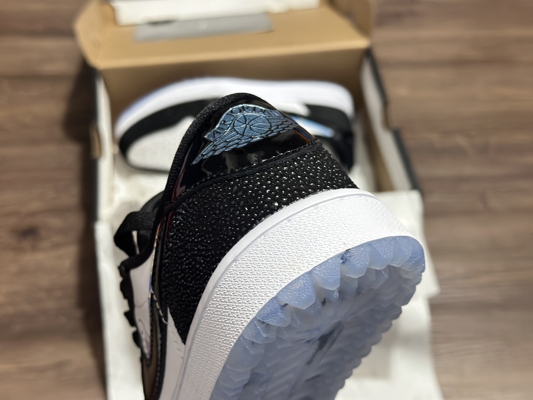 Air Jordan 1 AJ1 Low Joe 1 Golf Low-top Double Hook Black Diamond Basketball Shoes PG FZ4159-100