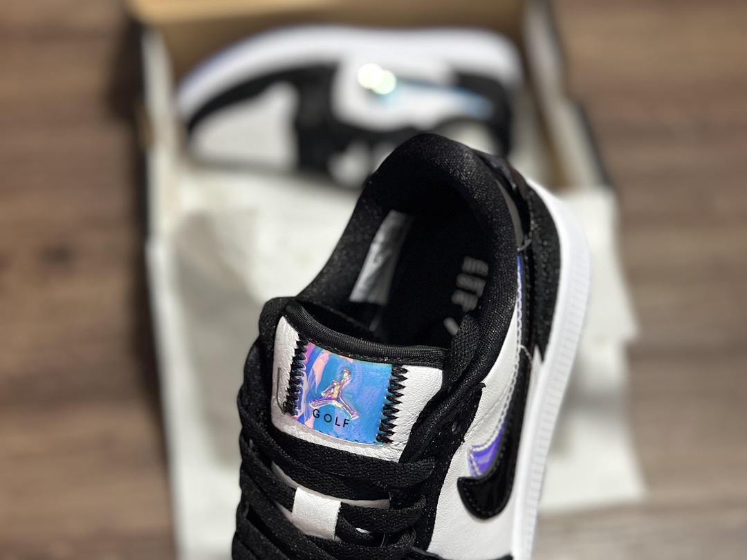 Air Jordan 1 AJ1 Low Joe 1 Golf Low-top Double Hook Black Diamond Basketball Shoes PG FZ4159-100