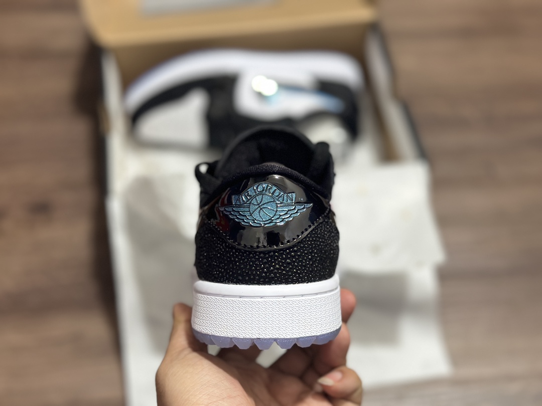 Air Jordan 1 AJ1 Low Joe 1 Golf Low-top Double Hook Black Diamond Basketball Shoes PG FZ4159-100