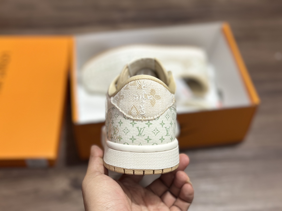 Air Jordan 1 Low AJ1 LV Inverted Hook Limited Low-top Casual Shoes SJ2068-006