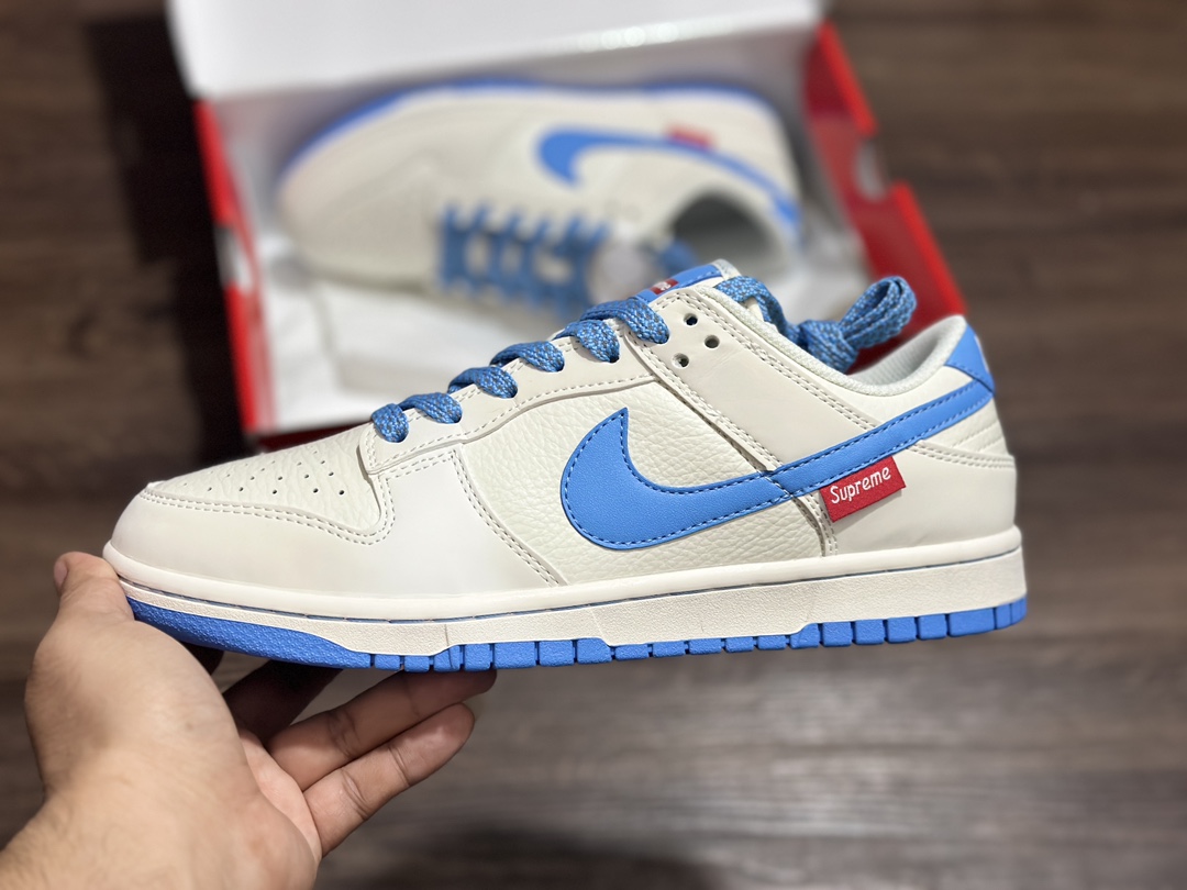 260 NIKE SB Dunk Low 白蓝 supreme 休闲运动鞋  DQ1098-369