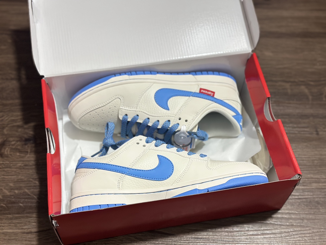 260 NIKE SB Dunk Low 白蓝 supreme 休闲运动鞋  DQ1098-369