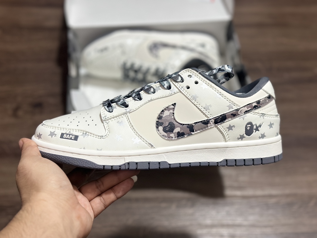 260 NIKE SB Dunk Low bape 星星 休闲运动鞋 DQ1098-351