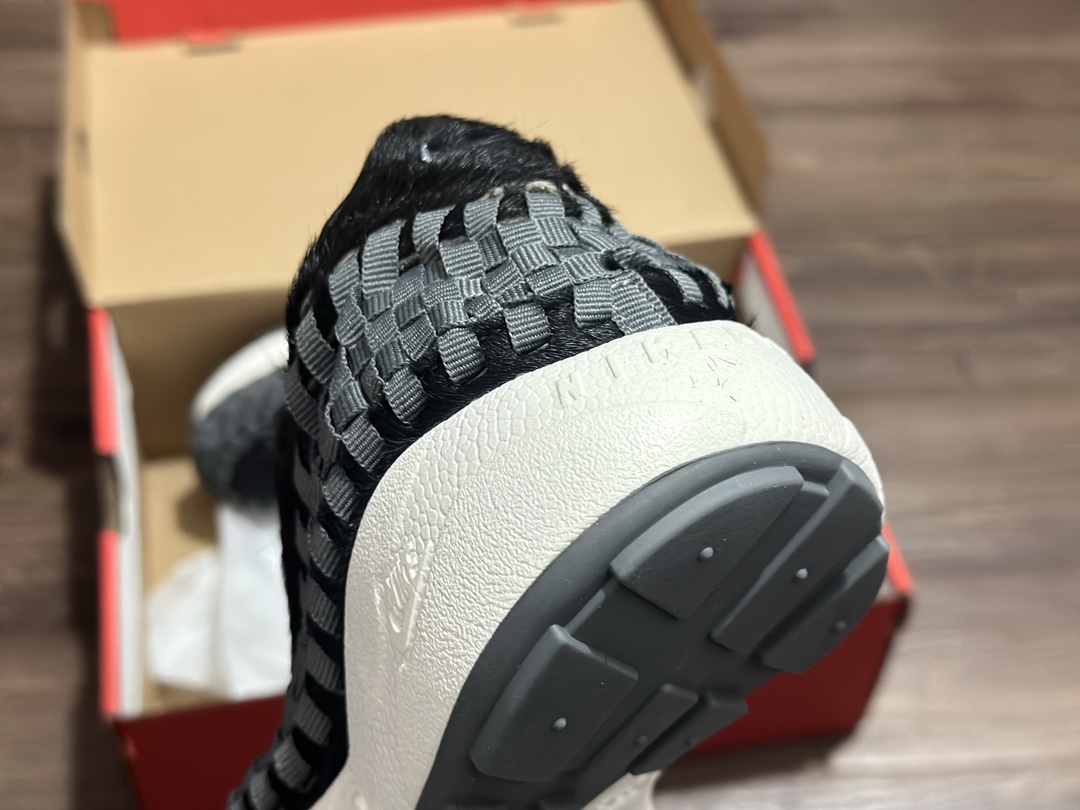 260 Nk Air Footscape Woven 耐克不对称编织防滑耐磨低帮生活休闲鞋 FB1959-001