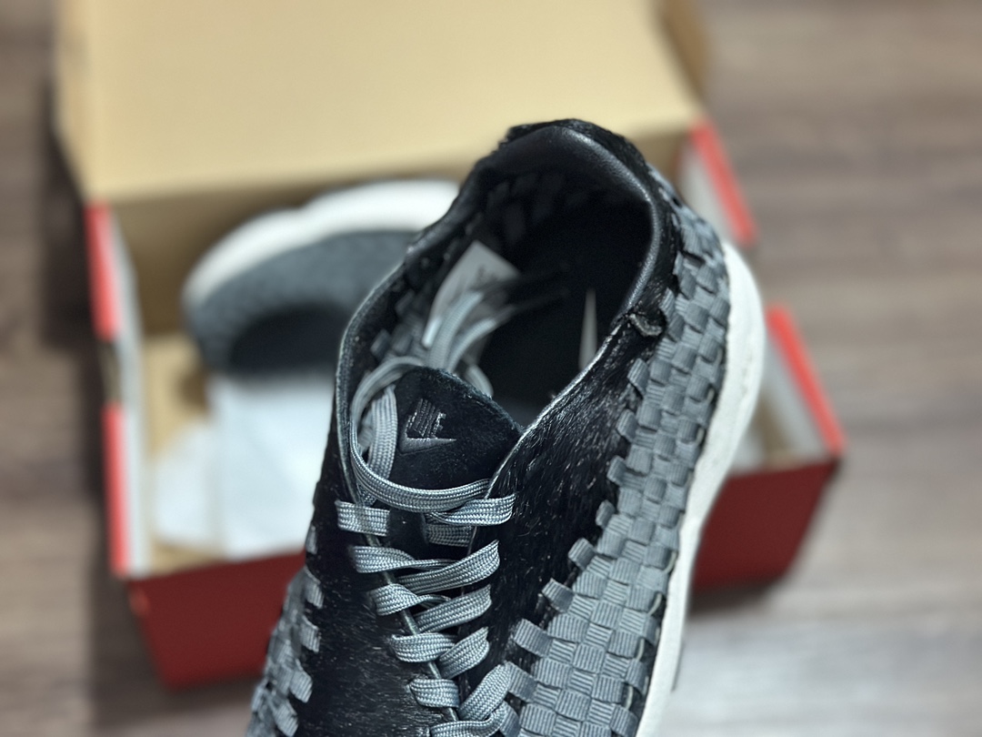 260 Nk Air Footscape Woven 耐克不对称编织防滑耐磨低帮生活休闲鞋 FB1959-001