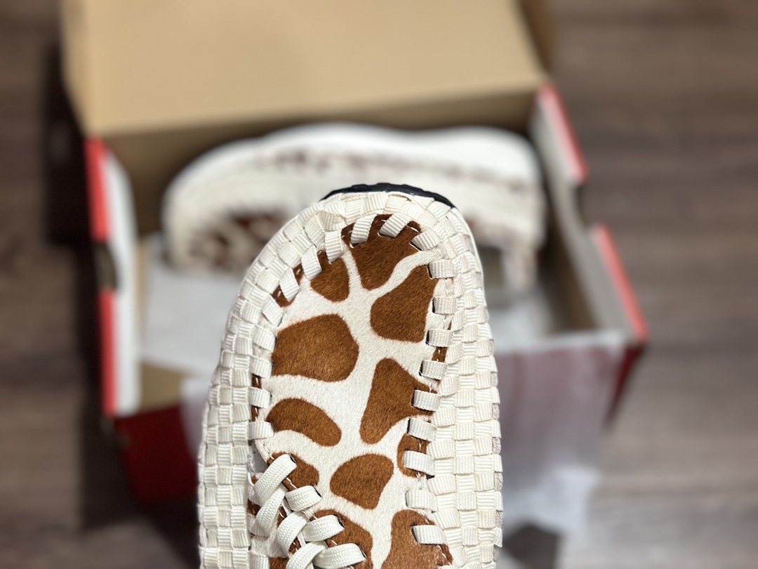 260 Nk Air Footscape Woven 耐克不对称编织防滑耐磨低帮生活休闲鞋 FB1959-100