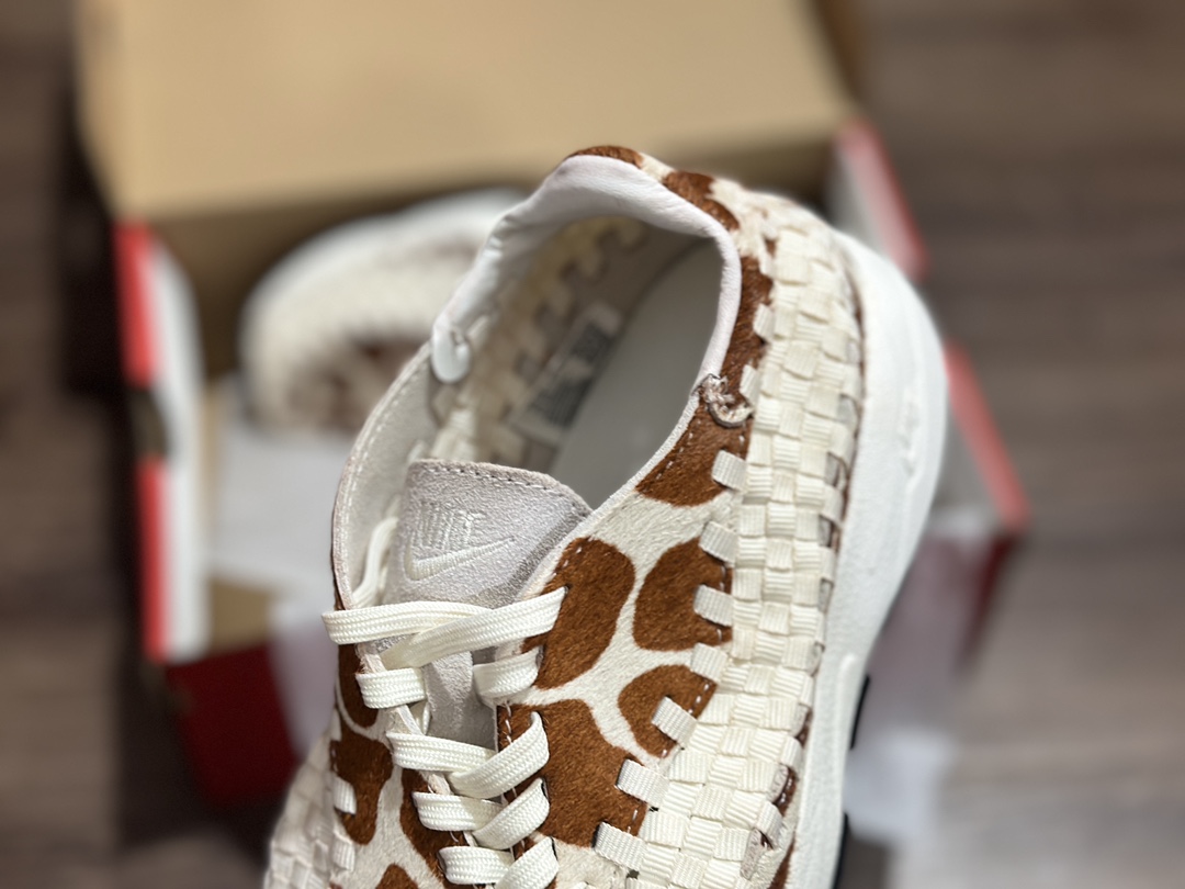 260 Nk Air Footscape Woven 耐克不对称编织防滑耐磨低帮生活休闲鞋 FB1959-100