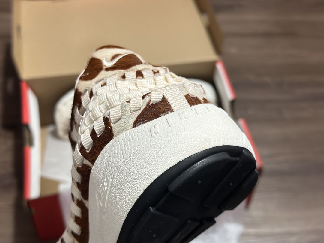 260 Nk Air Footscape Woven 耐克不对称编织防滑耐磨低帮生活休闲鞋 FB1959-100