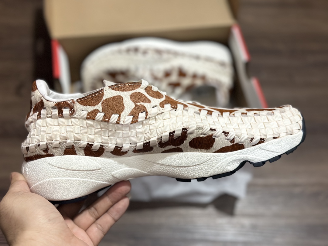 260 Nk Air Footscape Woven 耐克不对称编织防滑耐磨低帮生活休闲鞋 FB1959-100