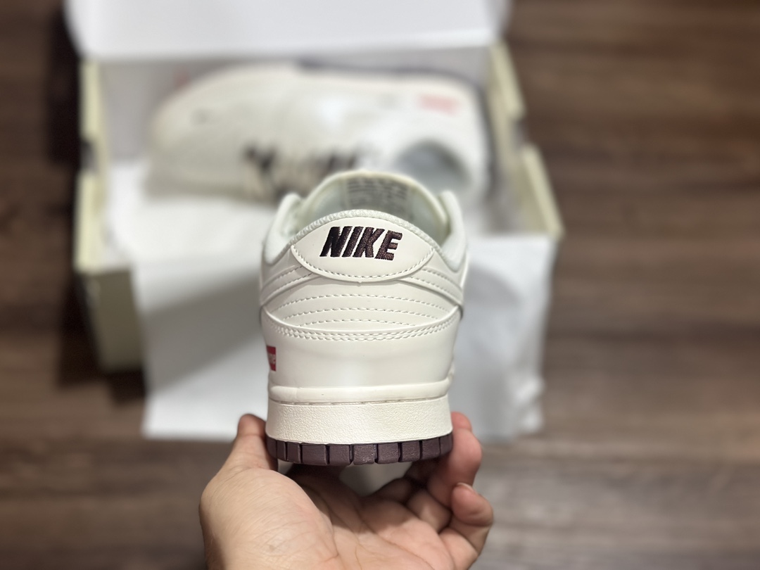 260 NIKE SB Dunk Low 黑白 四勾supreme 低帮休闲运动鞋 BB8675-106