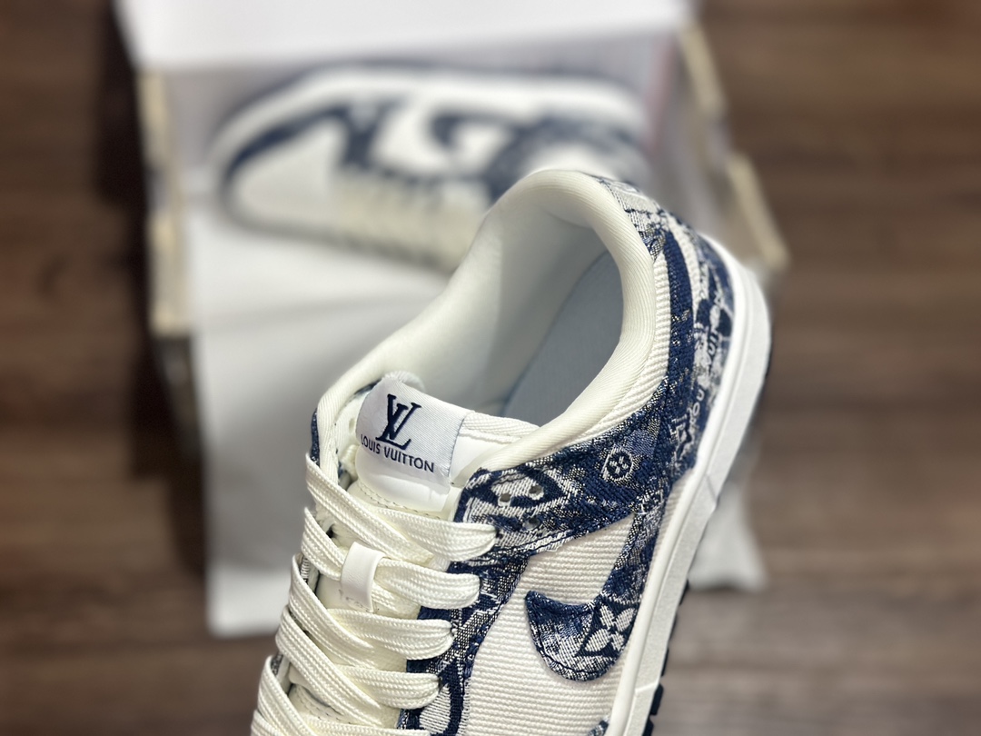 260 NIKE SB Dunk Low 牛仔蓝 LV联名低帮休闲运动鞋  JH8040-042