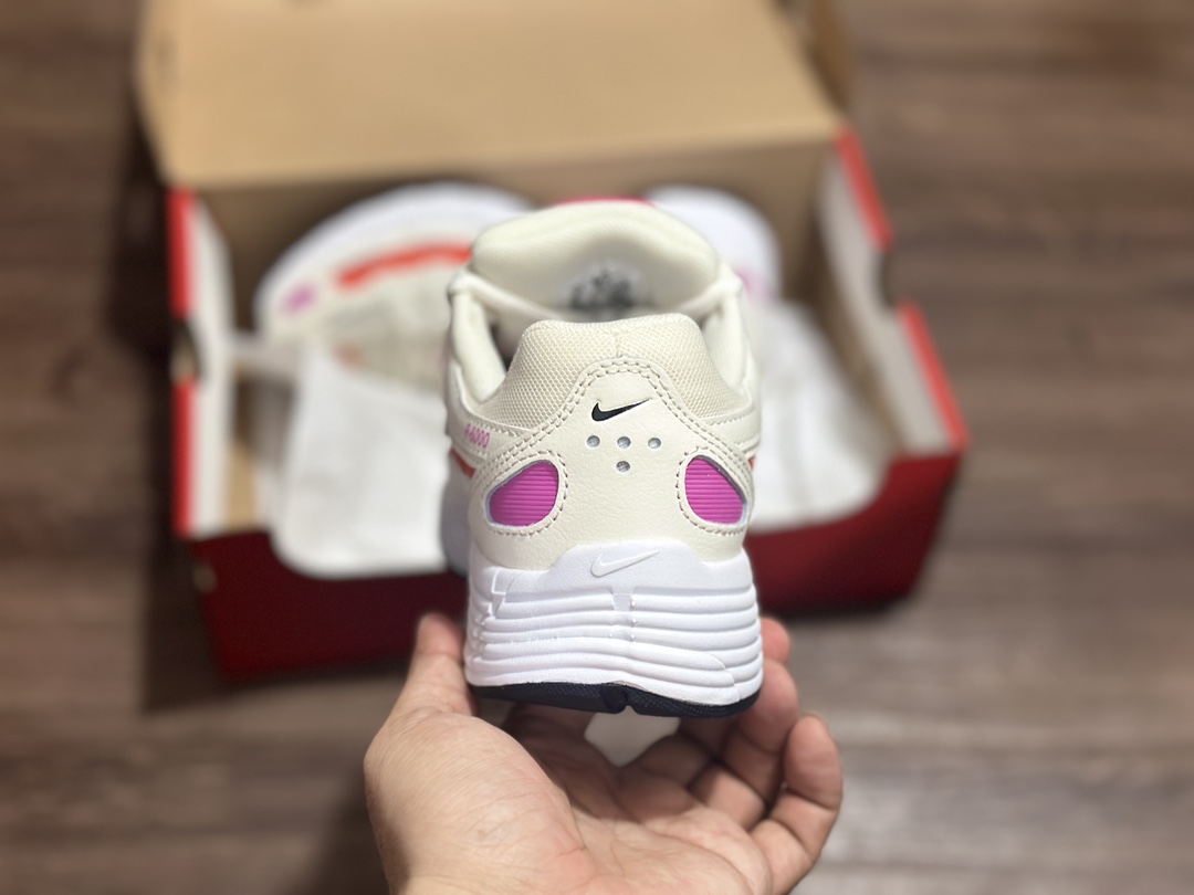 220 Nike Initiator Running P-6000 米白红耐克INS 超火复古老爹跑鞋  CW1351-100
