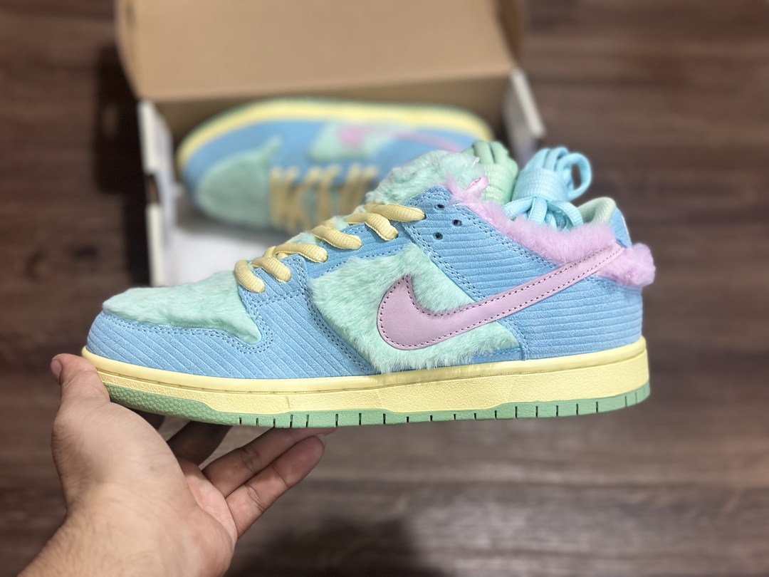 400 Verdy x Nk SB Dunk Low ”Visty” 联名款 毛绒玩具SB低帮休闲板鞋 FN6040-400