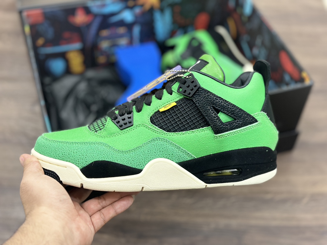 Air Jordan 4 Manila AJ4 乔4 鸭子黑绿 马尼拉复古篮球鞋