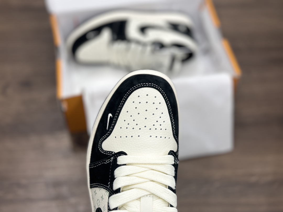 Air Jordan 1 Low LV联名 黑白乔1低帮篮球鞋  SJ9950-007