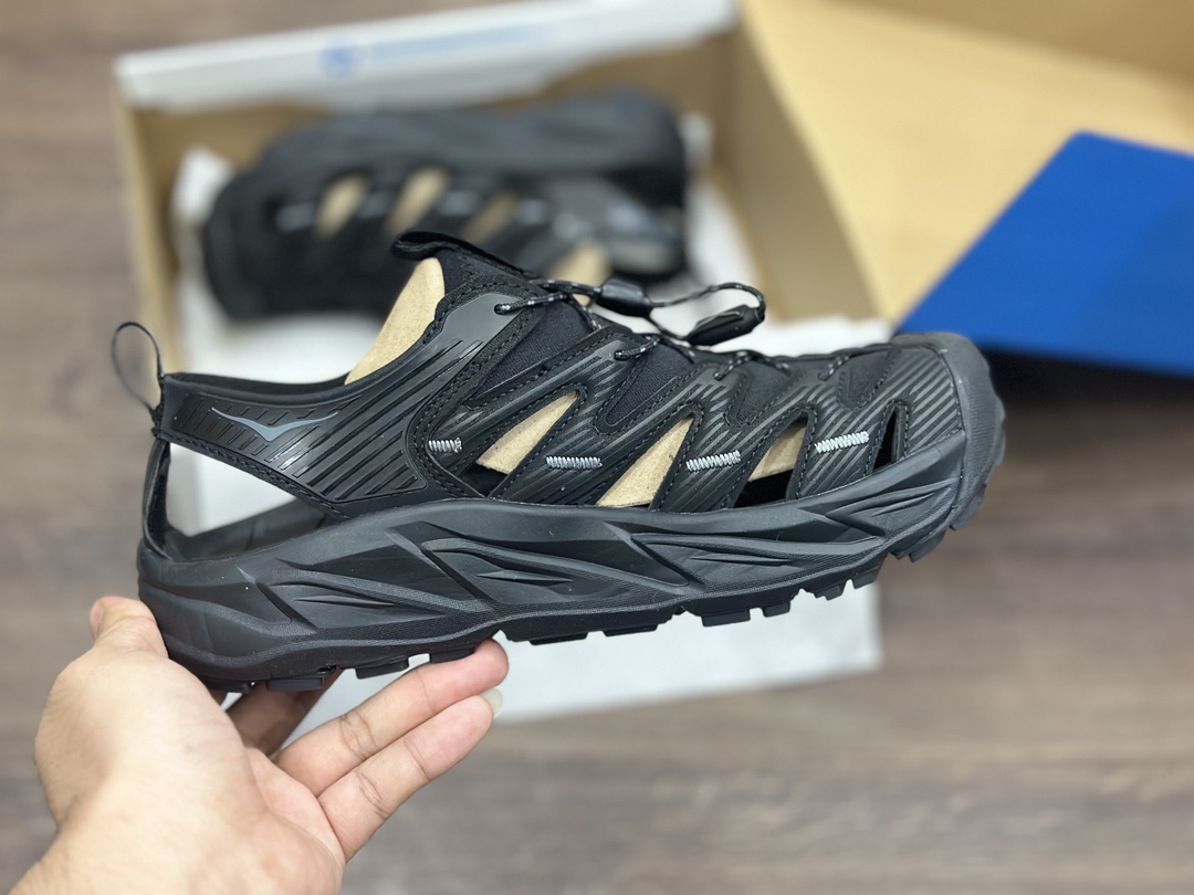 Hoka One One Hopara 黑色 霍帕拉休闲户外涉水溯溪凉鞋 1123112-BCSTL