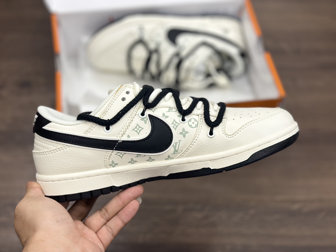 Nike SB dunk Low 双勾 绑带 LV限定低帮休闲运动滑板板鞋 SJ2068-261