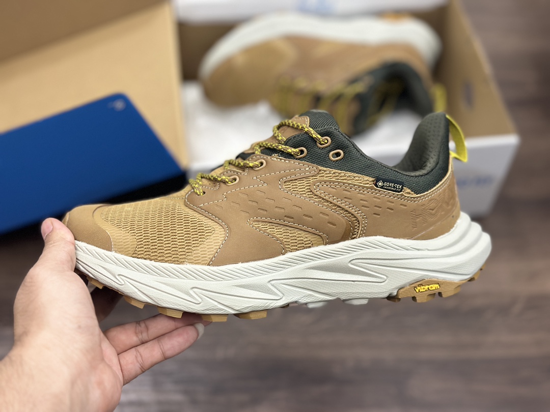 HOKA M Anacapaz Low GTX 大地黄 专业越野跑步鞋