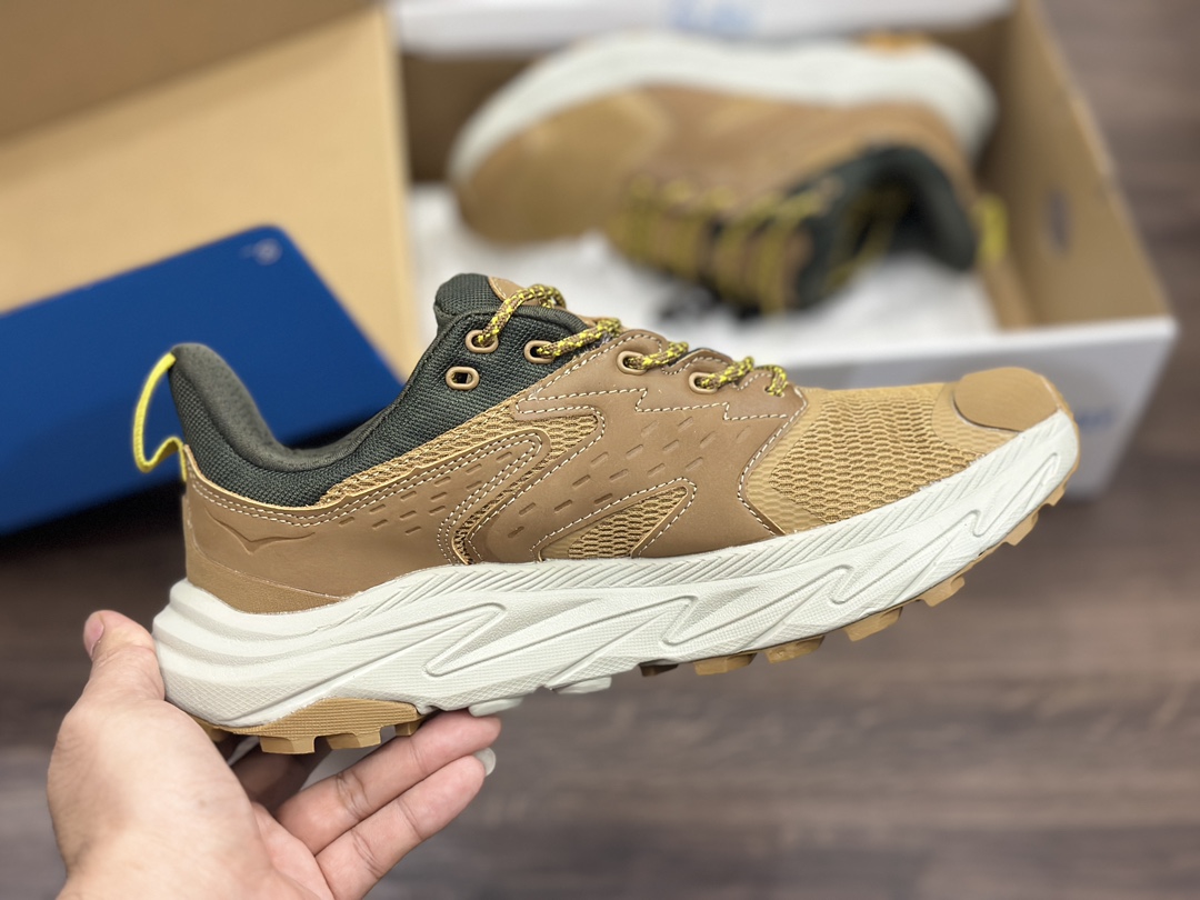 HOKA M Anacapaz Low GTX 大地黄 专业越野跑步鞋