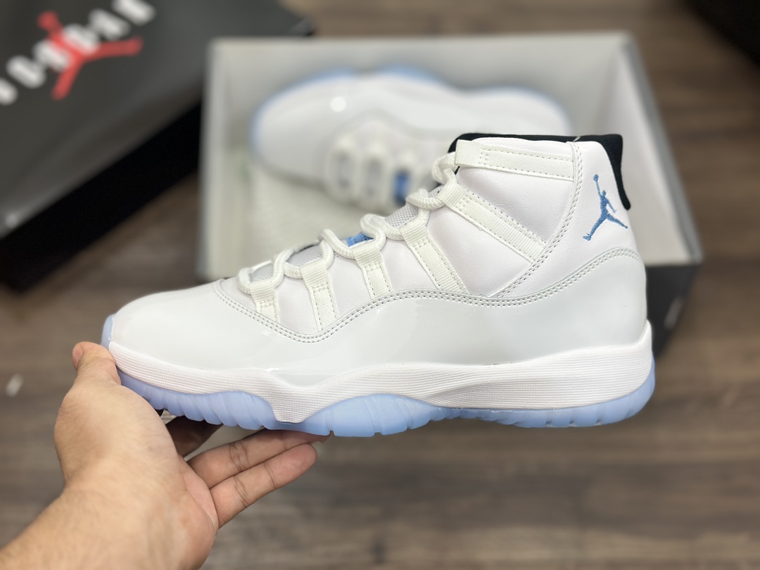 足码 Air Jordan 11 AJ11 乔11 传奇蓝高帮篮球鞋 CY8012-104