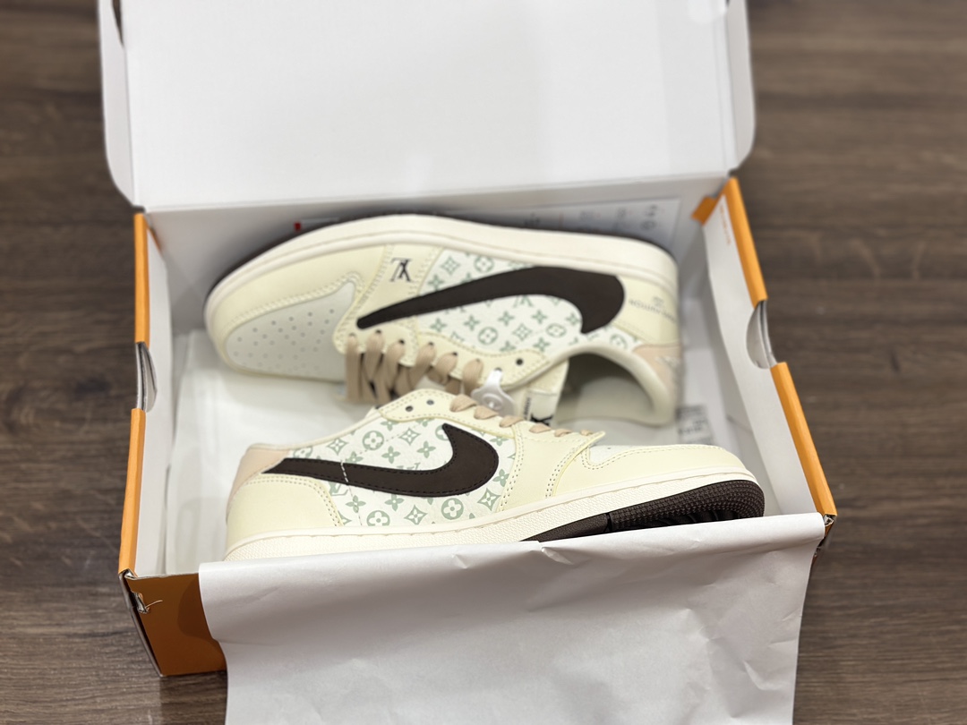 Air Jordan 1 Low LV联名 倒钩 乔1低帮篮球鞋 LJ5188-006