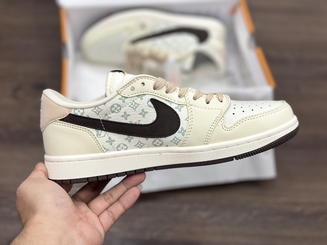 Air Jordan 1 Low LV联名 倒钩 乔1低帮篮球鞋 LJ5188-006