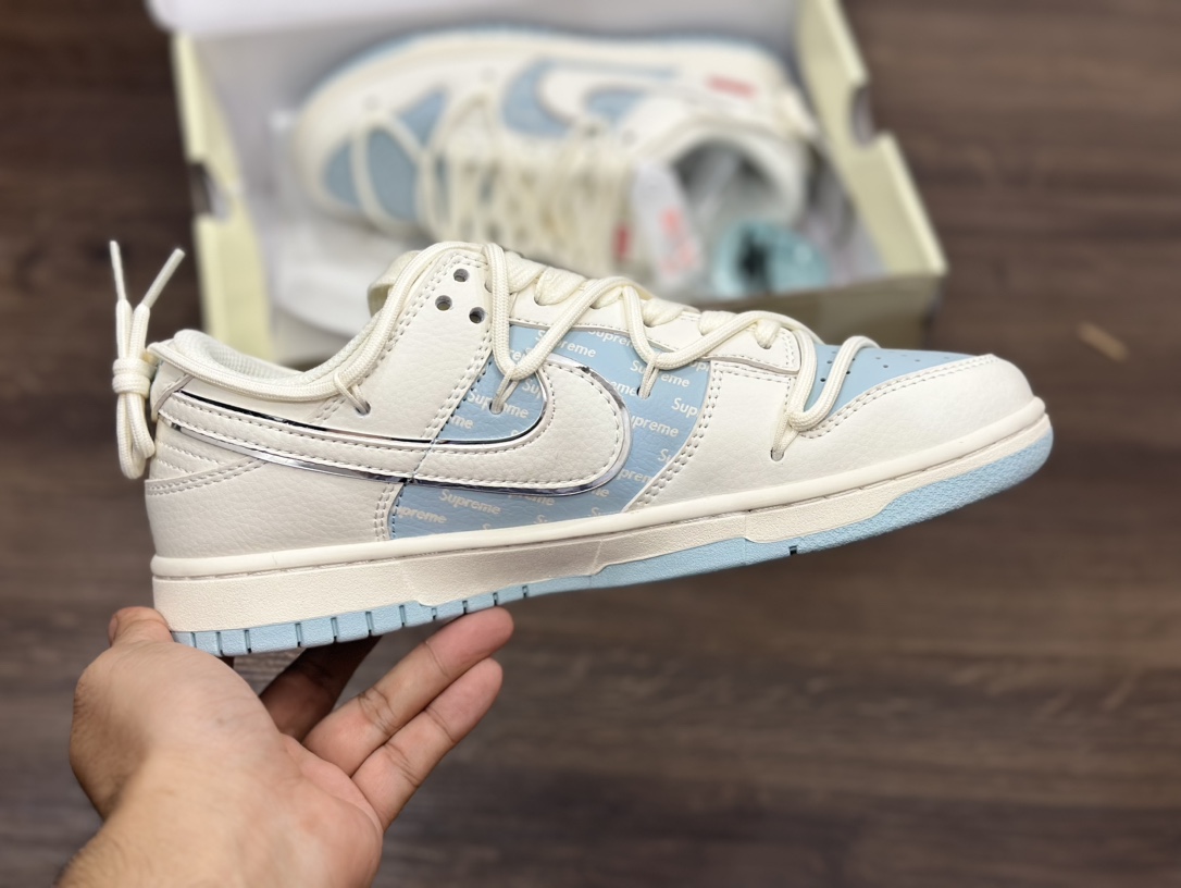 Nike SB dunk Low 绑带 限定低帮休闲运动滑板板鞋 JJ5688-107