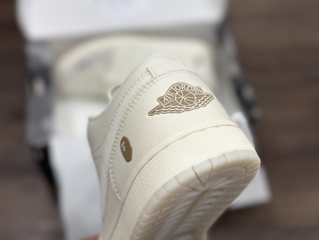 Nike Air Jordan 1 Low 米白灰 pape乔1低帮篮球鞋 LZ6688-002